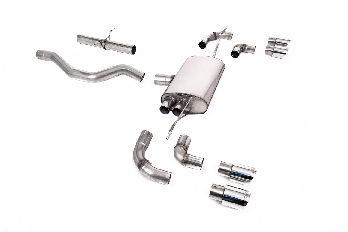 Milltek Particulate Filter-back Exhaust - Land Rover Defender 90 3.0 I6 P400 (OPF/GPF and Non-OPF/GPF Equipped Vehicle Compatible) 2020-2023