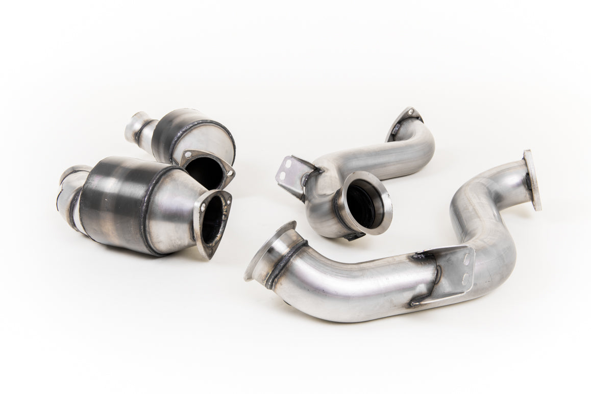 Milltek Hi-Flow Sports Cat and Downpipe Exhaust - Mercedes C-Class C63 & C63 S (W205) Saloon 4.0 Bi-Turbo V8 (Non-GPF Equipped Models Only) 2015-2023