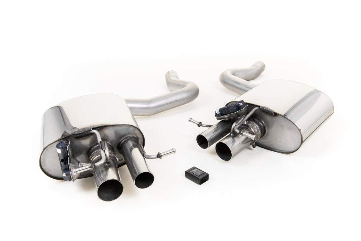 Milltek Rear Silencer(s) Exhaust - Mercedes C-Class C63 & C63 S (W205) Saloon 4.0 Bi-Turbo V8 (Non-GPF Equipped Models Only) 2015-2023