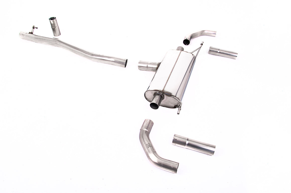 Milltek Cat-back Exhaust - Mercedes CLA-Class CLA35 AMG 2.0 Turbo Coupe & Shooting Brake (OPF/GPF Models) 2019-2023