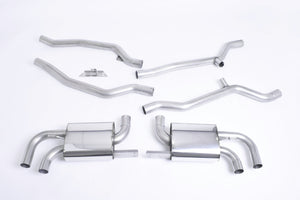 Milltek Cat-back Exhaust - Porsche Cayenne 958 Turbo 4.8 V8 (Pre-Facelift) 2010-2014