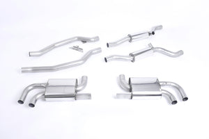 Milltek Cat-back Exhaust - Porsche Cayenne 958 Turbo 4.8 V8 (Pre-Facelift) 2010-2014