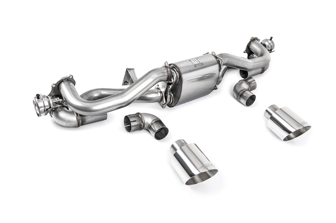 Milltek Particulate Filter-back Exhaust - Porsche Cayman 718 GT4 4.0 (OPF/GPF Equipped Cars Only - Pre Feb 2020 build only) 2020-2023