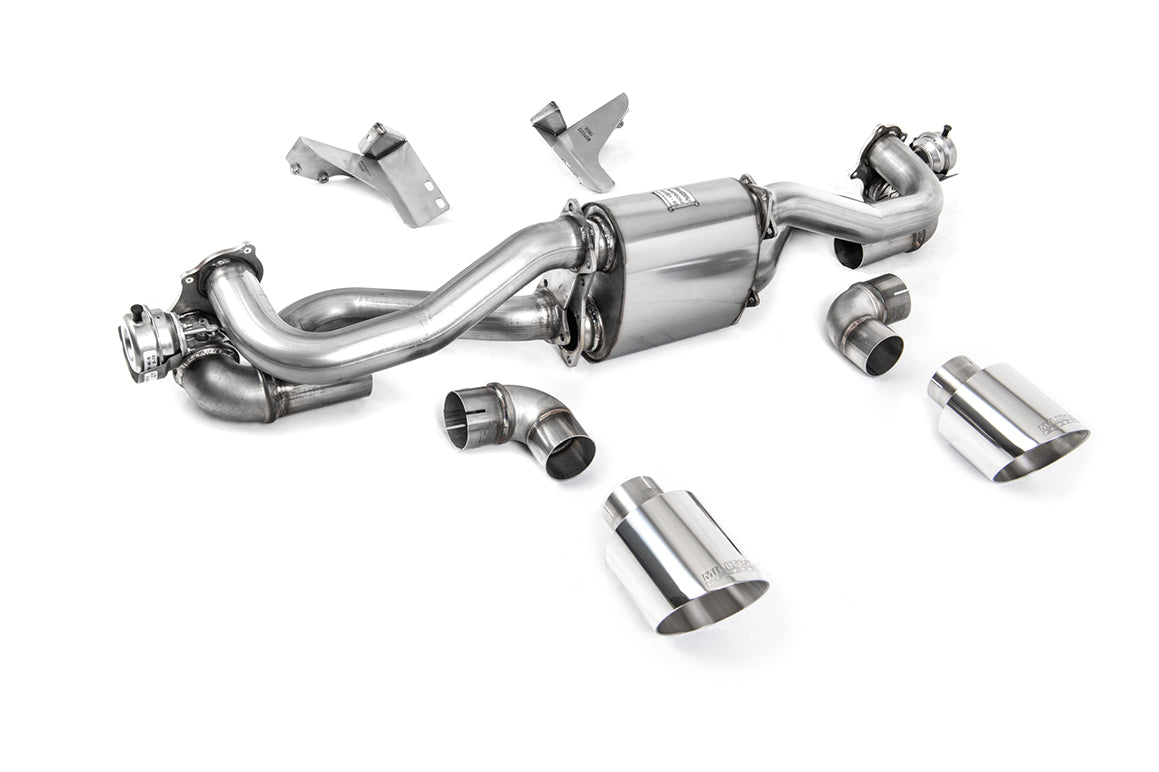Milltek Particulate Filter-back Exhaust - Porsche Cayman 718 GT4 4.0 (OPF/GPF Equipped Cars Only - Post Feb 2020 build only) 2020-2023