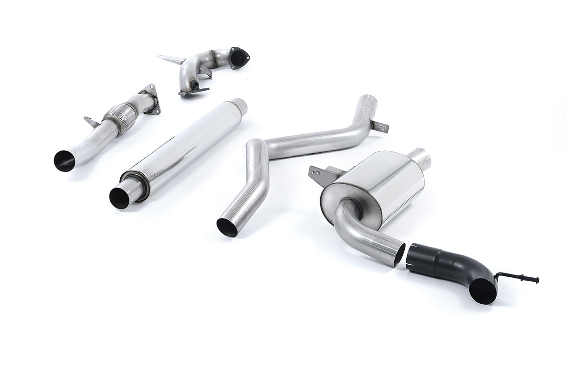 Milltek Turbo-back excluding Hi-Flow Sports Cat Exhaust - Renault Mégane Renaultsport 250 and 265 (including Cup) 2010-2017