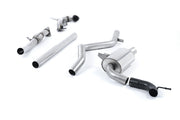 Milltek Turbo-back excluding Hi-Flow Sports Cat Exhaust - Renault Mégane Renaultsport 250 and 265 (including Cup) 2010-2017