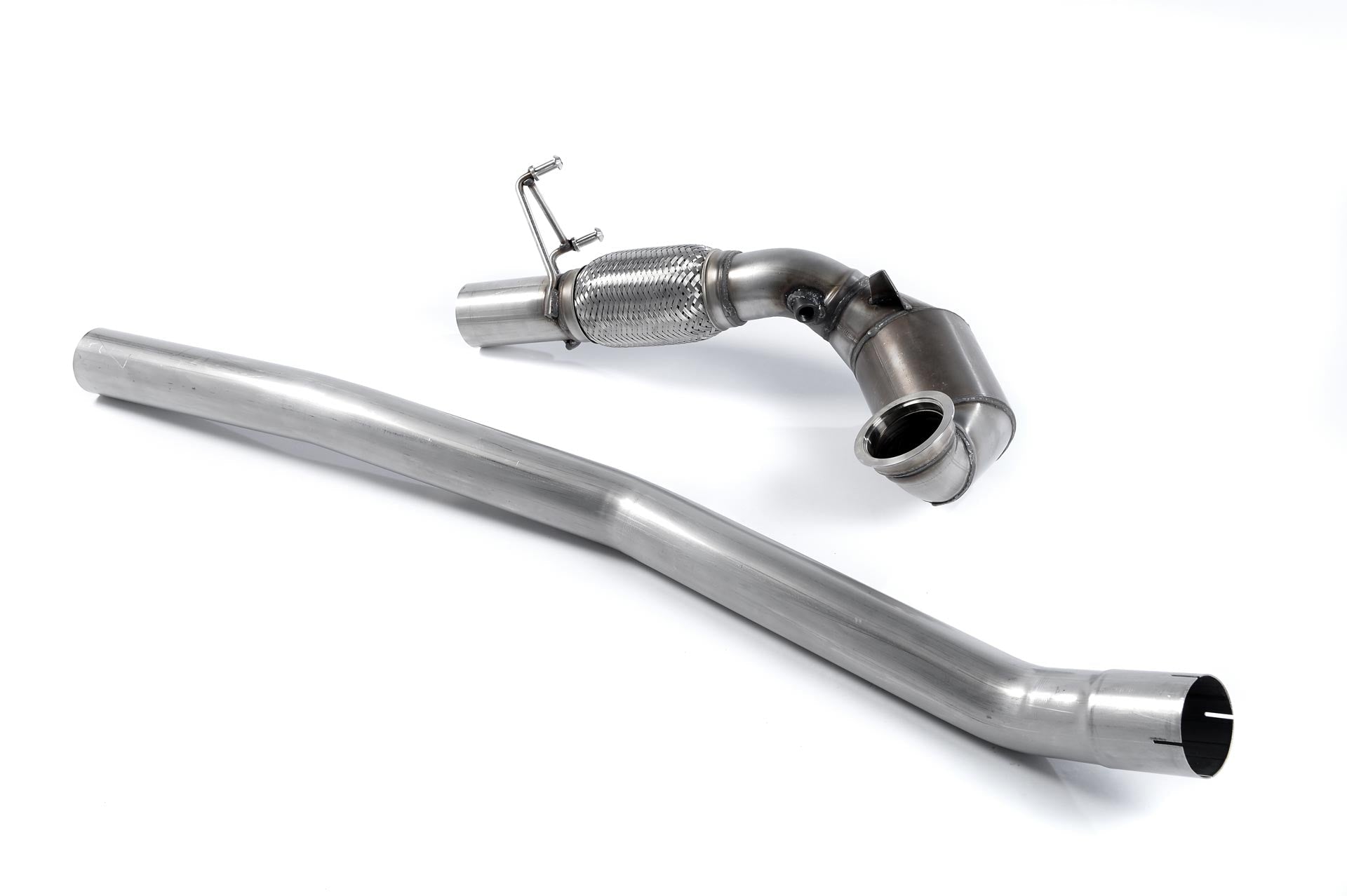 Milltek Large Bore Downpipe and Hi-Flow Sports Cat Exhaust - Skoda Octavia vRS 2.0 TSI 245PS Hatch & Estate (manual and DSG-auto Non-OPF/GPF & Post Facelift) 2018-2019
