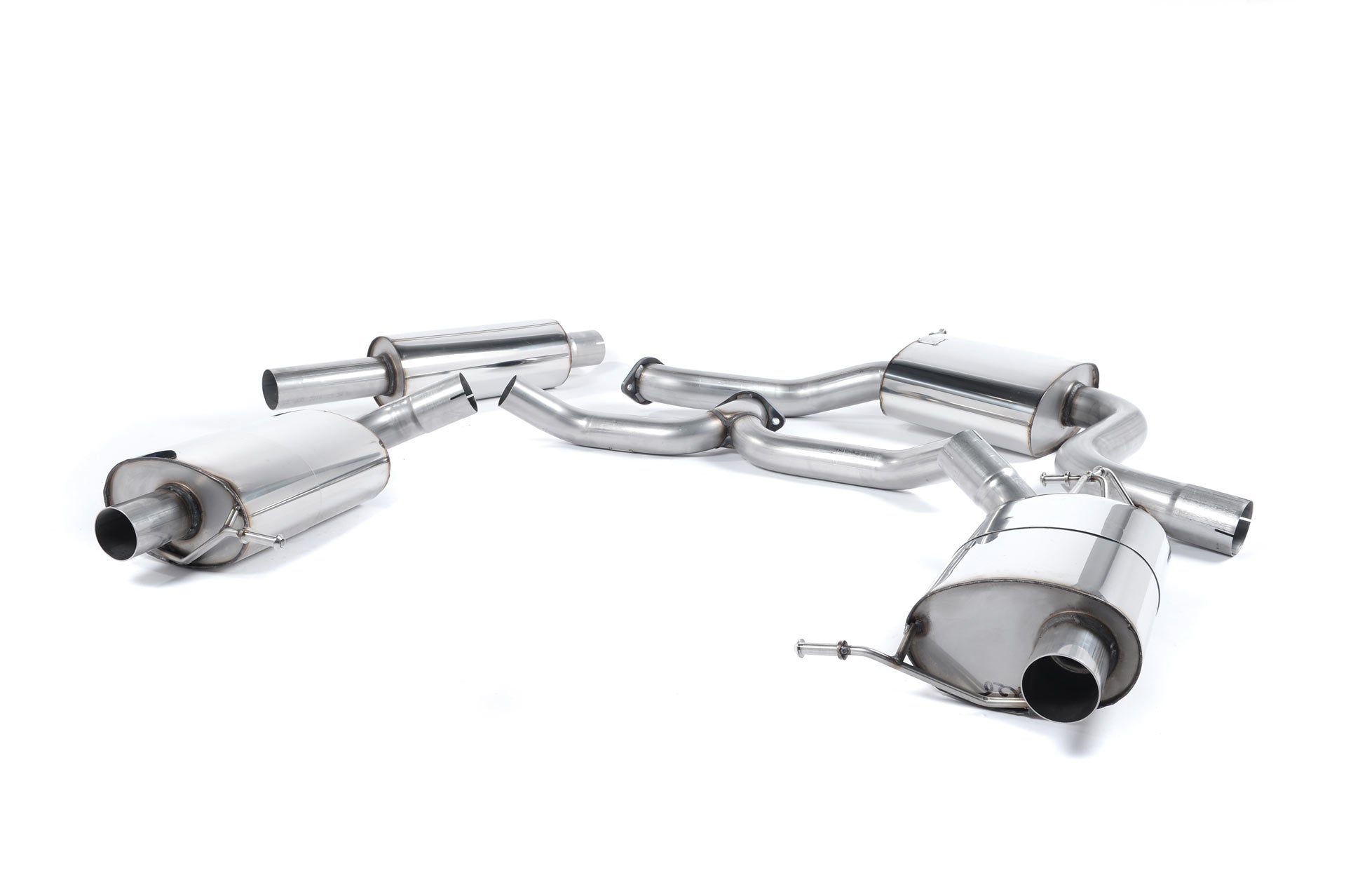 Milltek Cat-back Exhaust - Skoda Octavia vRS 2.0 TSI 245PS Hatch & Estate (manual and DSG-auto Non-OPF/GPF & Post Facelift) 2018-2019