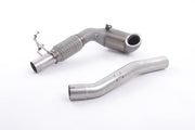 Milltek Cast Downpipe with Race Cat Exhaust - Skoda Octavia vRS 2.0 TSI 245PS Hatch & Estate (manual and DSG-auto Non-OPF/GPF & Post Facelift) 2018-2019