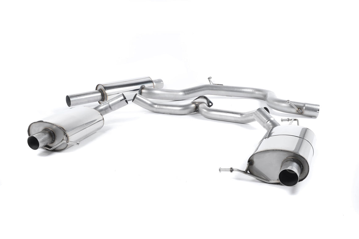 Milltek Cat-back Exhaust - Skoda Octavia vRS 2.0 TSI 245PS Hatch & Estate (manual and DSG-auto Non-OPF/GPF & Post Facelift) 2018-2019