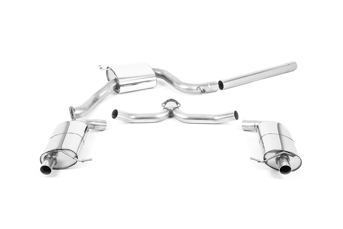 Milltek Cat-back Exhaust - Skoda Octavia vRS 2.0 TSI 245PS Hatch & Estate (manual and DSG-auto OPF/GPF Only & Post Facelift) 2019-2020