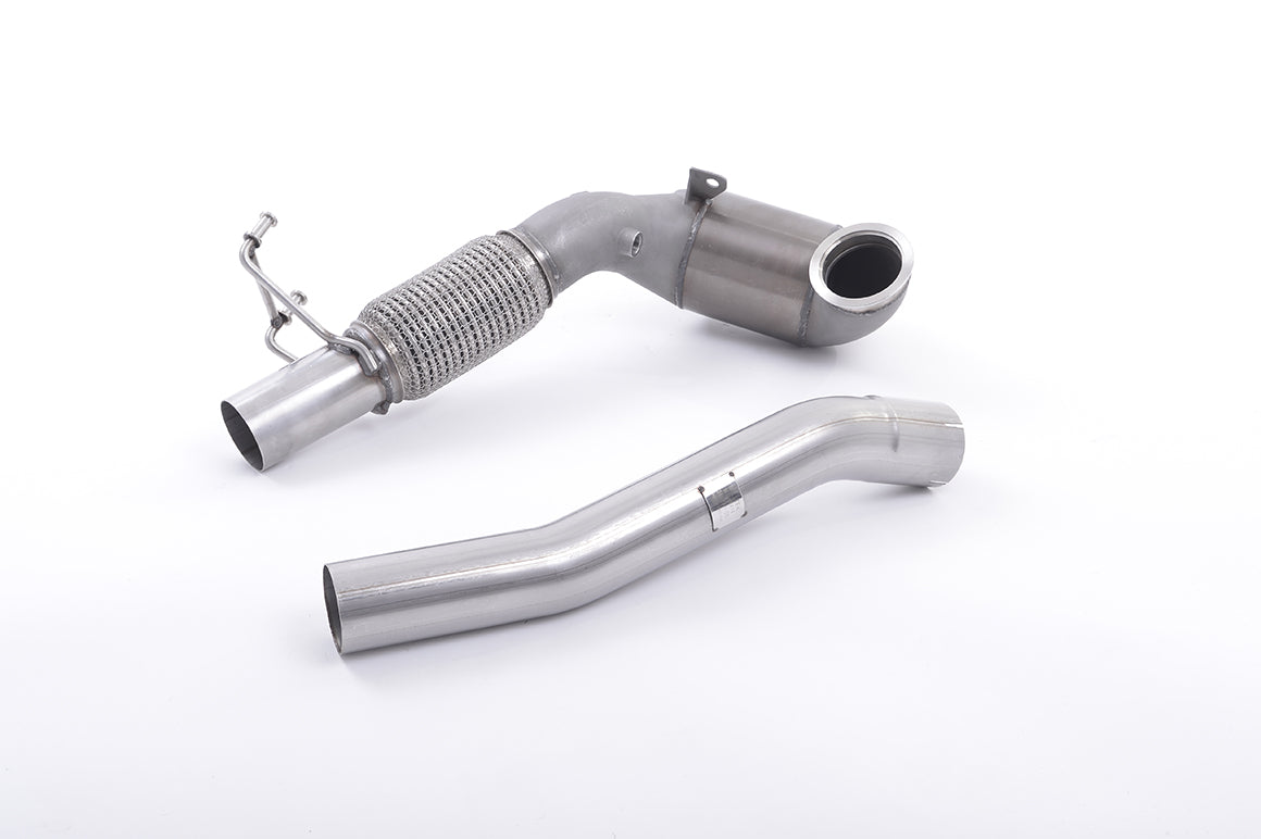 Milltek Large Bore Downpipe and Hi-Flow Sports Cat Exhaust - Volkswagen Golf MK7.5 GTi (Performance Pack Models & Non OPF/GPF Equipped Models Only) 2017-2018