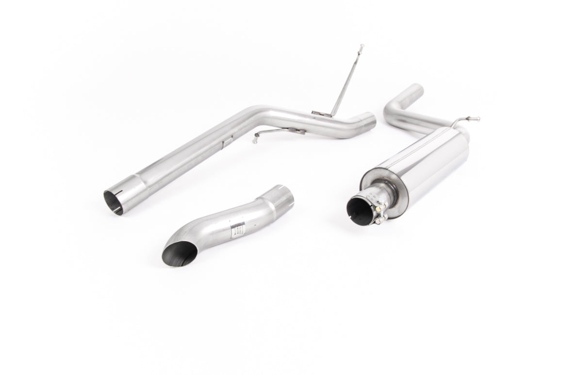 Milltek Particulate Filter-back Exhaust - Volkswagen Caddy 2.0TDI 140PS 2WD Manual and DSG (not Maxi models) 2003-2020