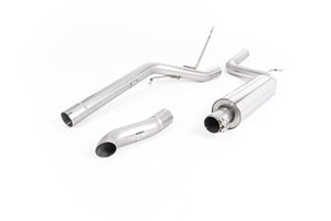 Milltek Particulate Filter-back Exhaust - Volkswagen Caddy 2.0TDI 140PS 2WD Manual and DSG (not Maxi models) 2003-2020