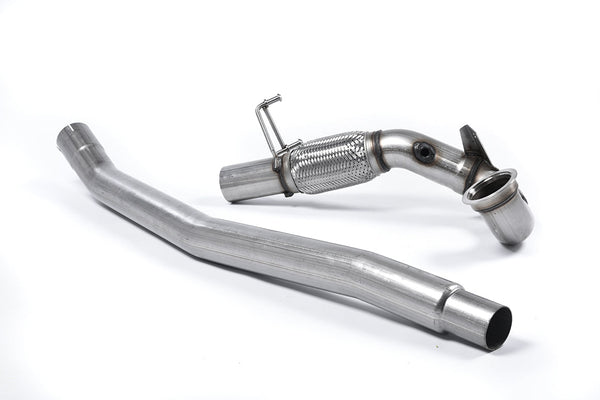 Milltek Large-bore Downpipe and De-cat Exhaust - Audi A3 2.0 TFSI quattro Sedan 8V (US-only) 2014-2020