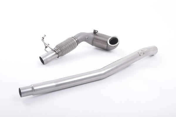 Milltek Large Bore Downpipe and Hi-Flow Sports Cat Exhaust - Audi A3 2.0 TFSI quattro Sedan 8V (US-only) 2014-2020