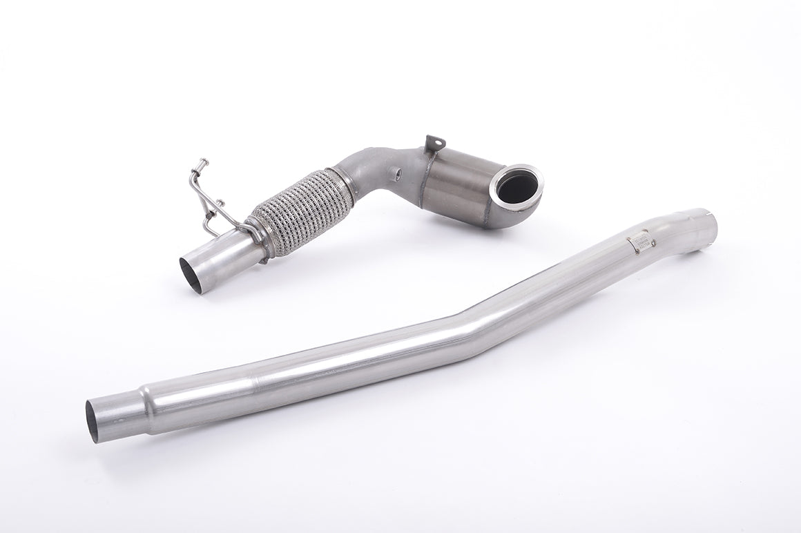 Milltek Large Bore Downpipe and Hi-Flow Sports Cat Exhaust - Volkswagen Golf Mk7.5 R 2.0 TSI 310PS (Non-GPF Equipped Models Only) - 76mm & EC Approved Systems 2017-2021