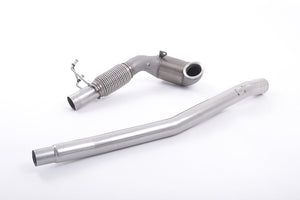 Milltek Large Bore Downpipe and Hi-Flow Sports Cat Exhaust - Volkswagen Golf Mk7.5 R 2.0 TSI 310PS (Non-GPF Equipped Models Only) - 76mm & EC Approved Systems 2017-2021