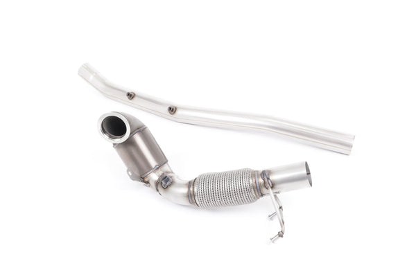 Milltek Large Bore Downpipe and Hi-Flow Sports Cat Exhaust - Audi S3 2.0 TFSI quattro Sportback 8V.2 (GPF Equipped Models Only) 2019-2020