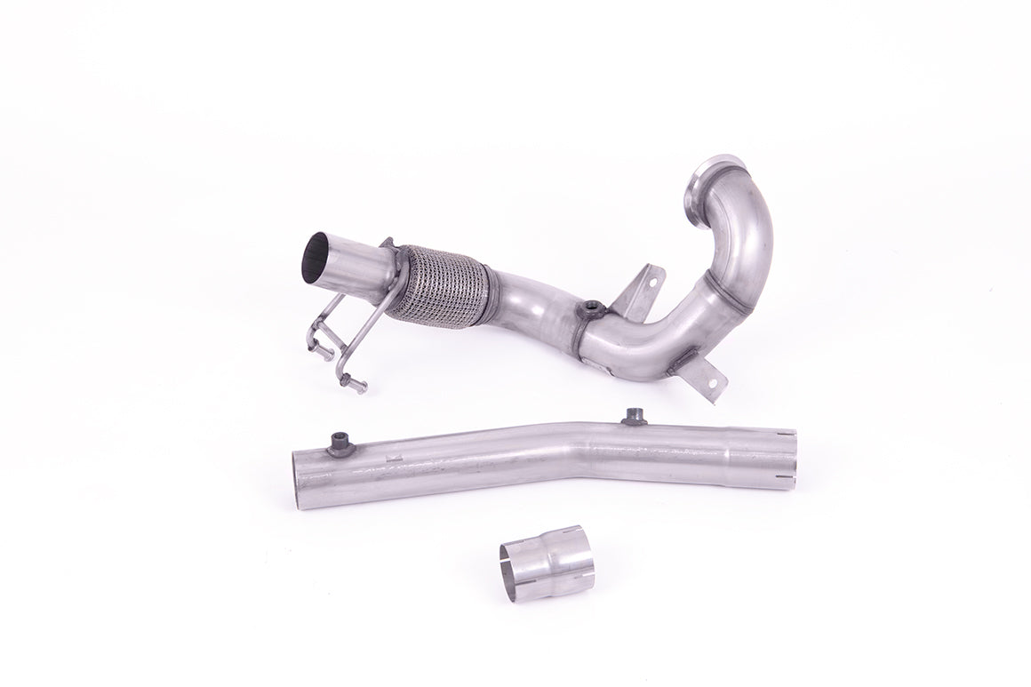 Milltek Large-bore Downpipe and De-cat Exhaust - Volkswagen Polo GTI 2.0 TSI (AW 5 Door) - GPF/OPF Models Only 2019-2023