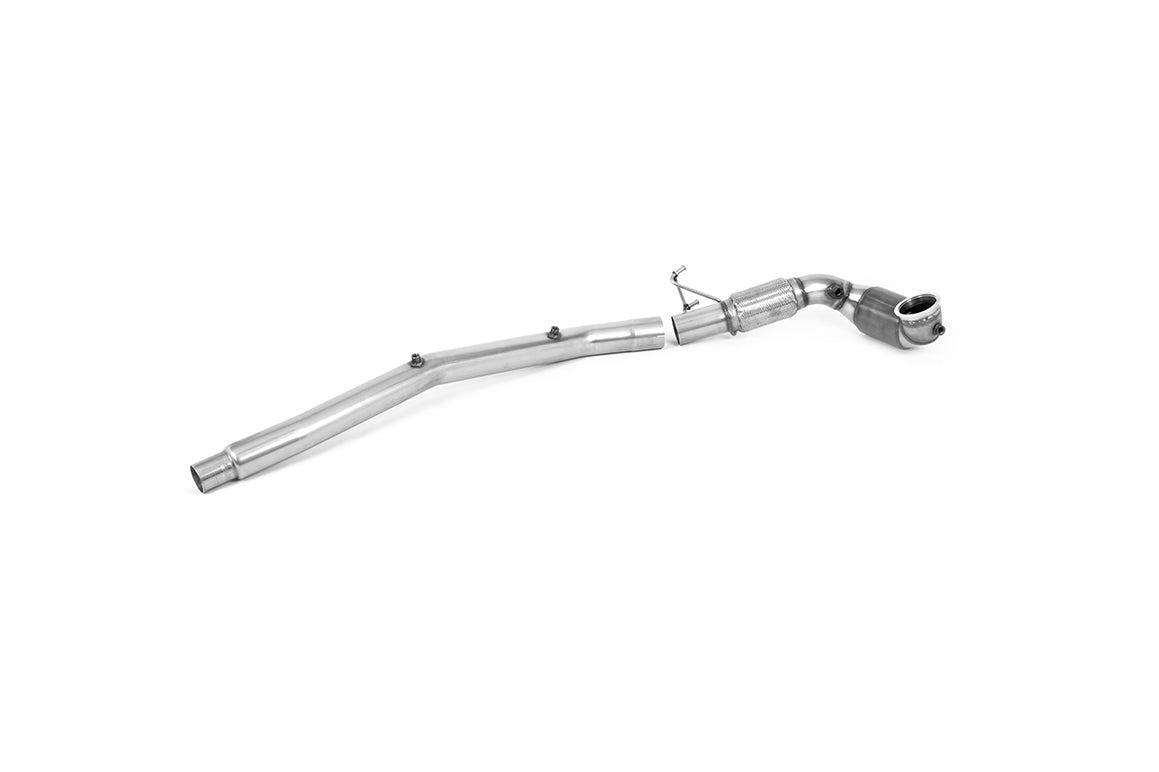 Milltek Large Bore Downpipe and Hi-Flow Sports Cat Exhaust - Volkswagen Golf Mk8 R 2.0 TSI 320PS (GPF Equipped Models Only) 2021-2023