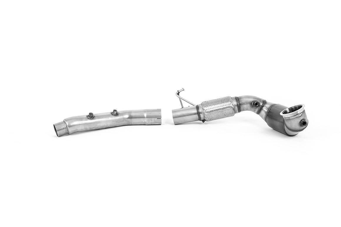 Milltek Large Bore Downpipe and Hi-Flow Sports Cat Exhaust - Seat Leon Cupra Leon Mk4 Hatch 300ps (OPF/GPF Equipped) 2021-2023