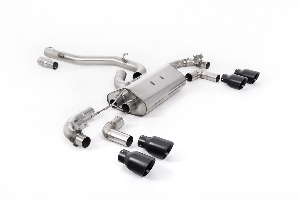 Milltek Cat-back Exhaust - Volkswagen Golf Mk7.5 R 2.0 TSI 310PS (Non-GPF Equipped Models Only) - 80mm Race Systems 2017-2021
