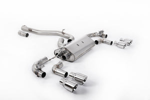 Milltek Cat-back Exhaust - Volkswagen Golf Mk7.5 R 2.0 TSI 310PS (Non-GPF Equipped Models Only) - 80mm Race Systems 2017-2021