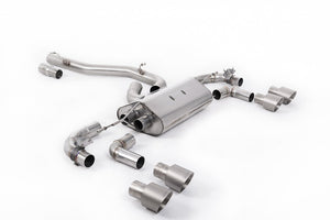 Milltek Cat-back Exhaust - Volkswagen Golf Mk7.5 R 2.0 TSI 310PS (Non-GPF Equipped Models Only) - 80mm Race Systems 2017-2021