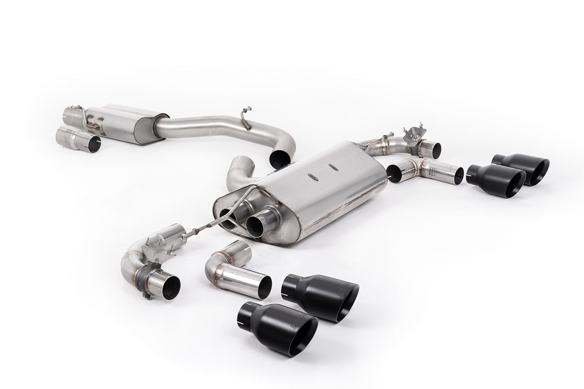 Milltek Cat-back Exhaust - Volkswagen Golf Mk7.5 R 2.0 TSI 310PS (Non-GPF Equipped Models Only) - 80mm Race Systems 2017-2021