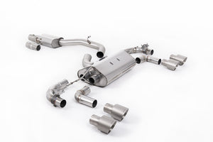 Milltek Cat-back Exhaust - Volkswagen Golf Mk7.5 R 2.0 TSI 300PS (GPF Equipped Models Only) - 80mm Race Systems 2019-2022