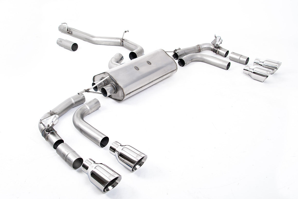 Milltek Particulate Filter-back Exhaust - Volkswagen Tiguan R 320ps (OPF/GPF Models Only) 2021-2023
