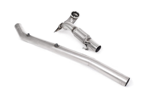 Milltek Large-bore Downpipe and De-cat Exhaust - Audi S3 2.0TFSI Quattro Sportback 310PS 8Y (OPF/GPF Models Only) 2020-2023