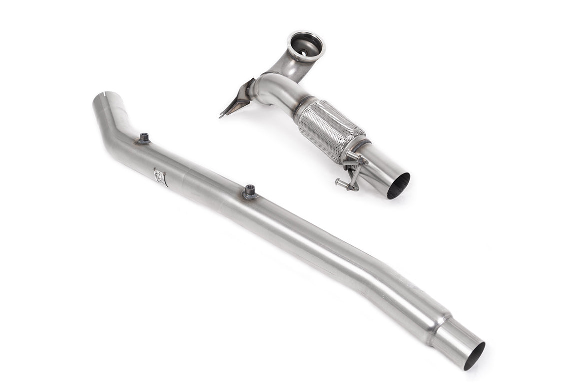 Milltek Large-bore Downpipe and De-cat Exhaust - Volkswagen Golf Mk8 R 2.0 TSI 320PS (GPF Equipped Models Only) 2021-2023