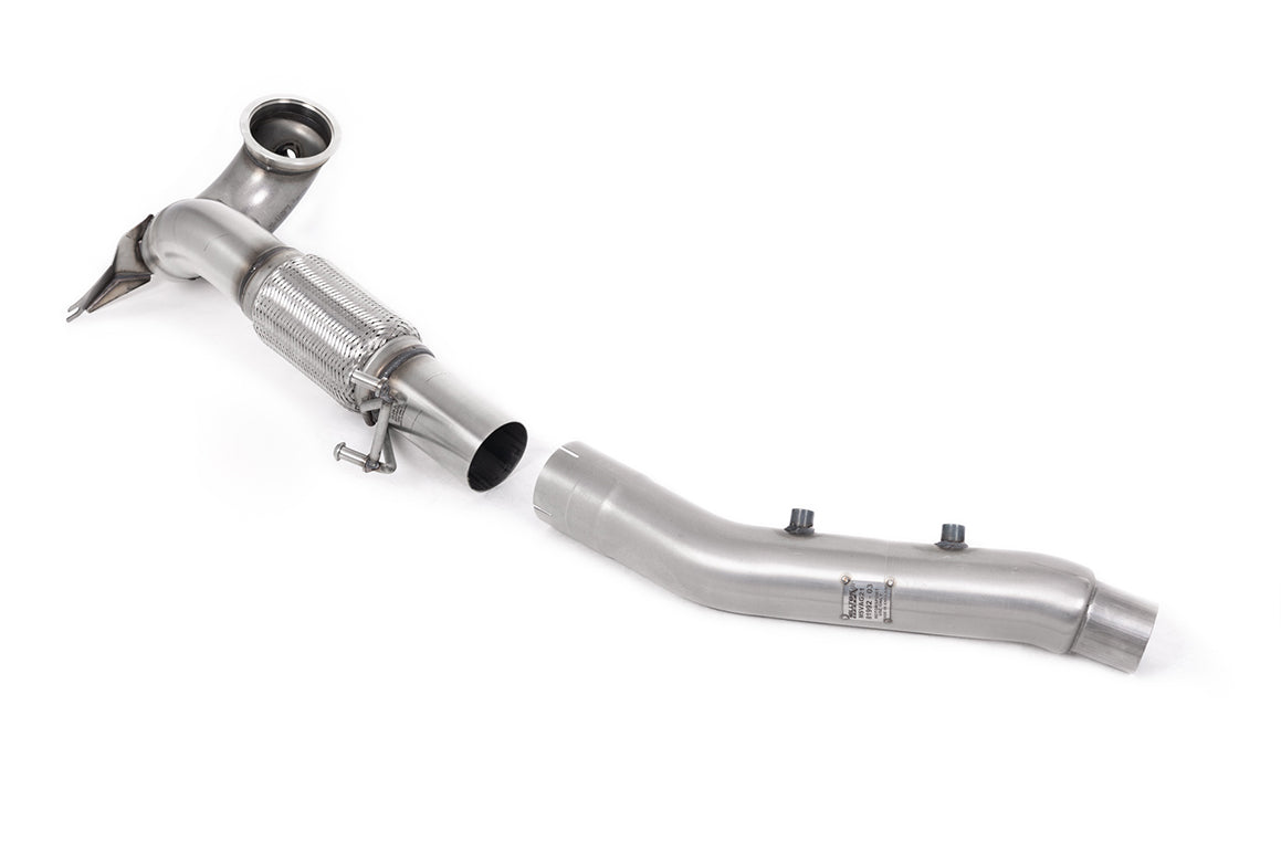 Milltek Large-bore Downpipe and De-cat Exhaust - Volkswagen Golf Mk8 GTi (245ps OPF/GPF Equipped Models Only) 2020-2023