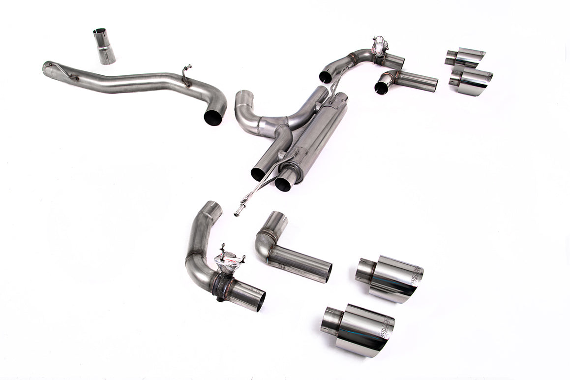 Milltek Particulate Filter-back Exhaust - Volkswagen Golf Mk8 R 2.0 TSI 320PS (GPF Equipped Models Only) 2021-2023