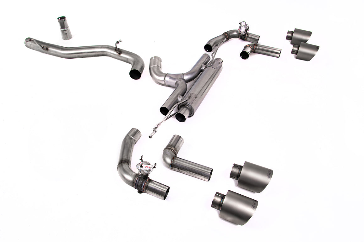 Milltek Particulate Filter-back Exhaust - Volkswagen Golf Mk8 R 2.0 TSI 320PS (GPF Equipped Models Only) 2021-2023