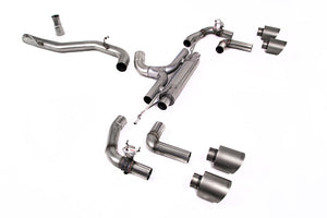 Milltek Particulate Filter-back Exhaust - Volkswagen Golf Mk8 R 2.0 TSI 320PS (GPF Equipped Models Only) 2021-2023