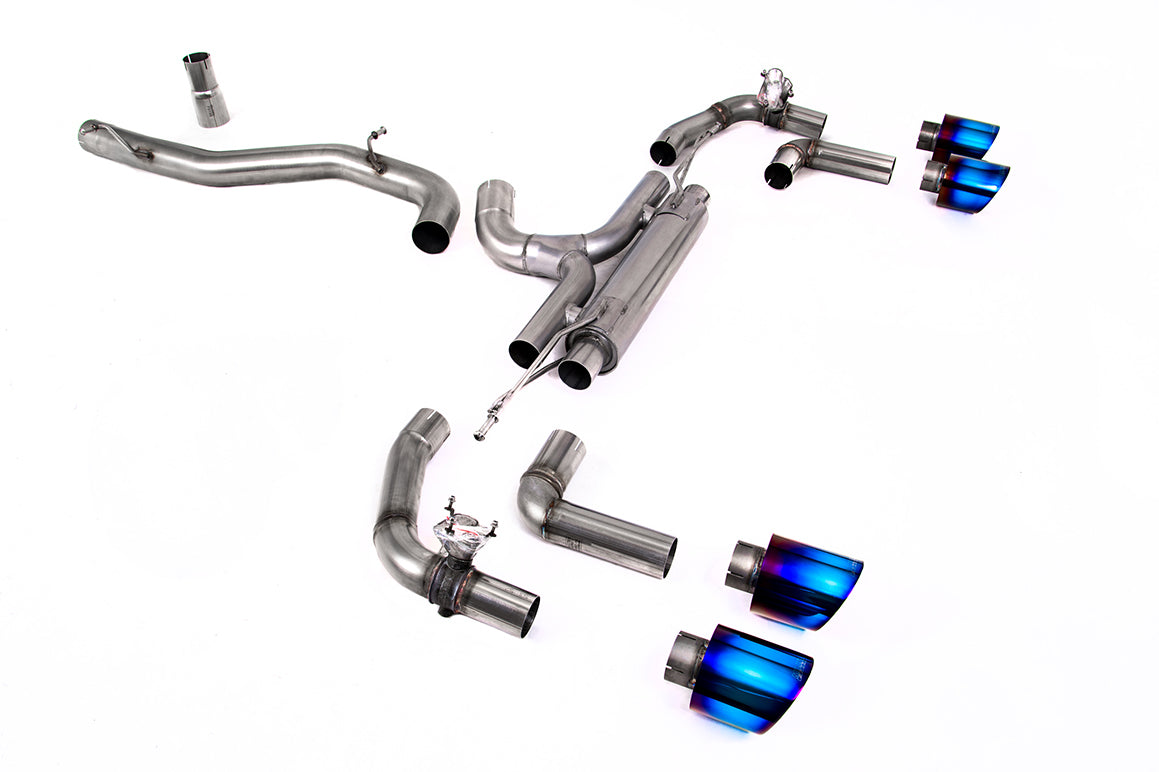 Milltek Particulate Filter-back Exhaust - Volkswagen Golf Mk8 R 2.0 TSI 320PS (GPF Equipped Models Only) 2021-2023