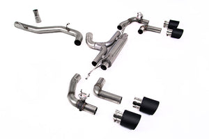 Milltek Particulate Filter-back Exhaust - Volkswagen Golf Mk8 R 2.0 TSI 320PS (GPF Equipped Models Only) 2021-2023
