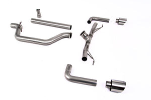 Milltek Particulate Filter-back Exhaust - Volkswagen Golf Mk8 GTi (245ps OPF/GPF Equipped Models Only) 2020-2023