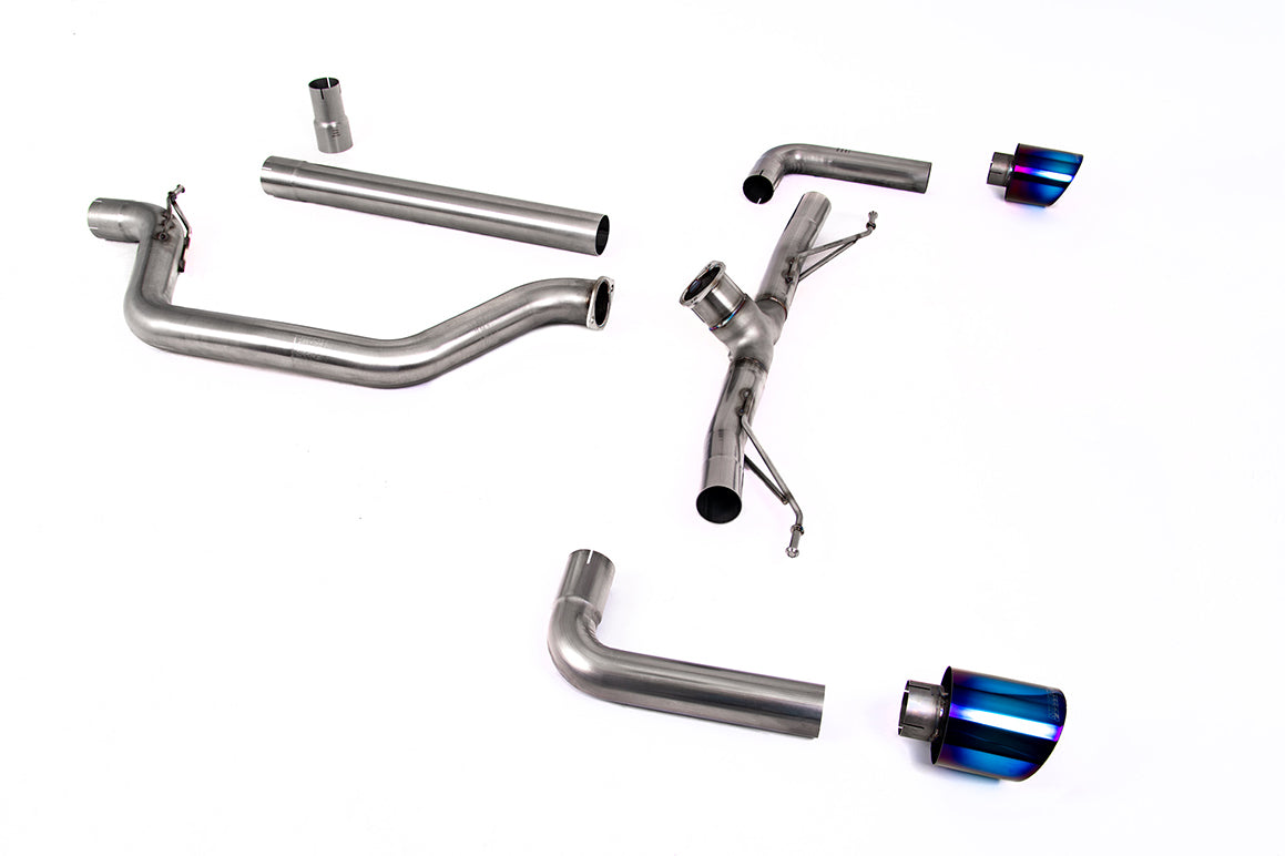 Milltek Particulate Filter-back Exhaust - Volkswagen Golf Mk8 GTi (245ps OPF/GPF Equipped Models Only) 2020-2023