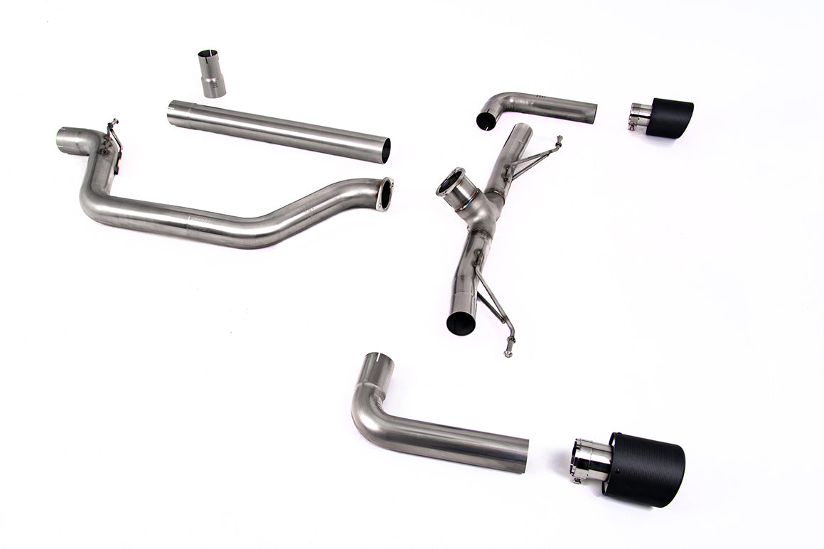 Milltek Particulate Filter-back Exhaust - Volkswagen Golf Mk8 GTi (245ps OPF/GPF Equipped Models Only) 2020-2023