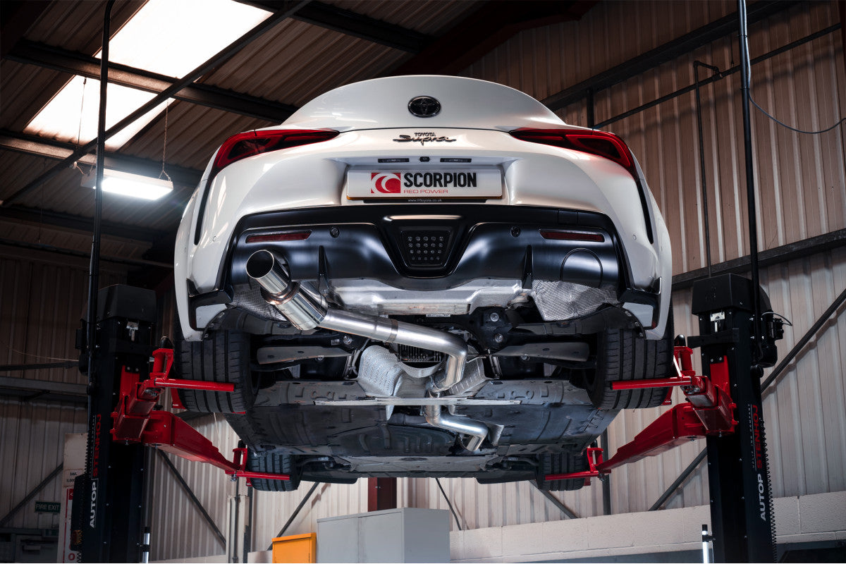 Scorpion Exhausts Cat-Back - Toyota Supra A90 (Inc GR) 3.0T GPF Model 2019-2025