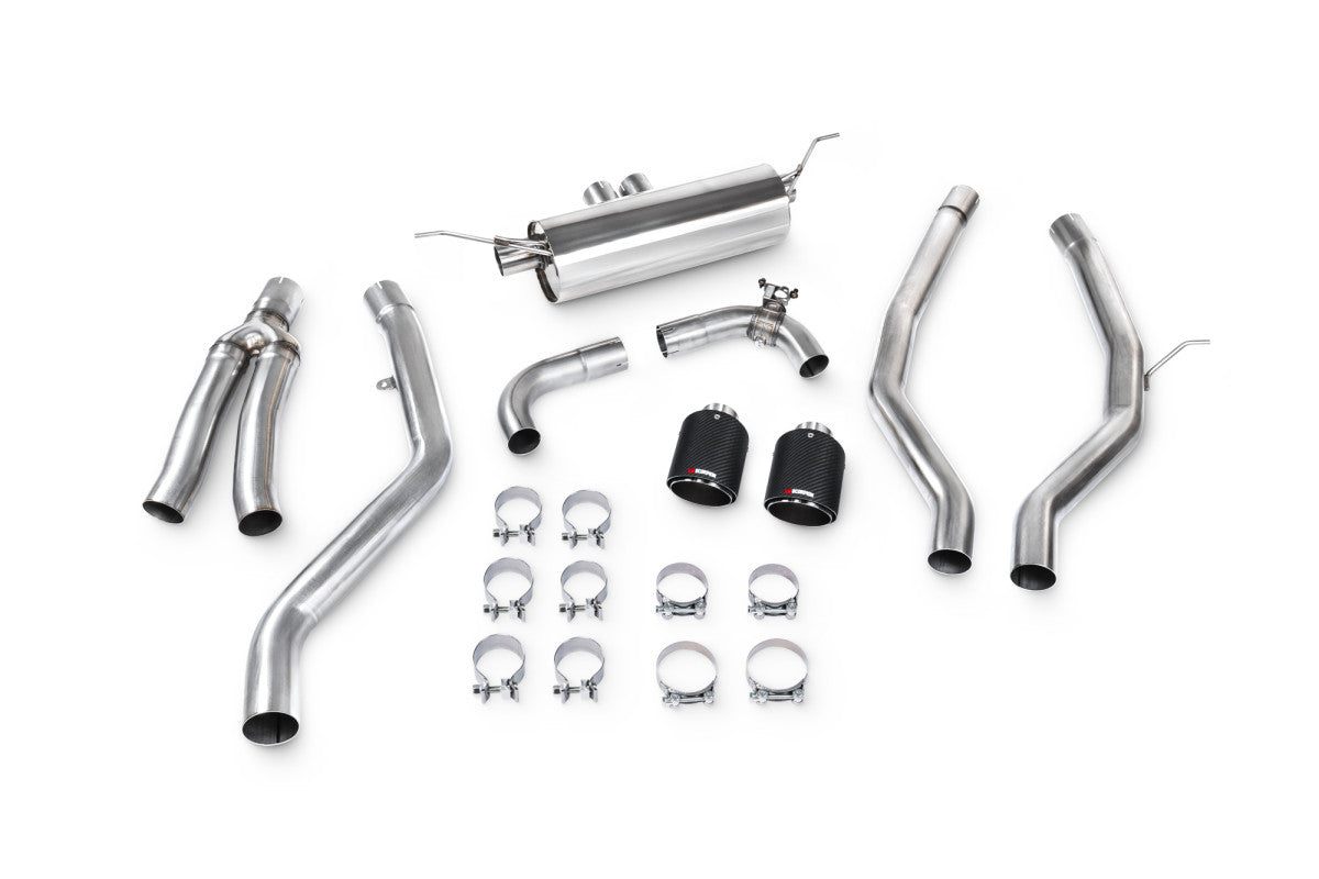 Scorpion Exhausts Cat-Back Twin - Toyota Supra A90 (Inc GR) 3.0T ROW Non-GPF Model 2019-2025