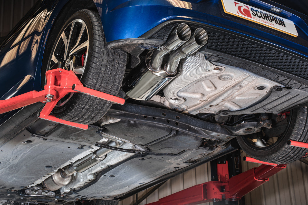 Scorpion Exhausts Cat/GPF-Back - Volkswagen Polo GTI 2.0T AW Facelift GPF Model 2021-2025