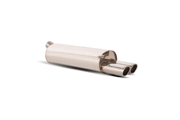 Scorpion 2.5" Rear Silencer / Monaco (Twin) Tips - Volkswagen Golf Mk4 All excluding 2.3 V5 & 4WD models (1998–2006)