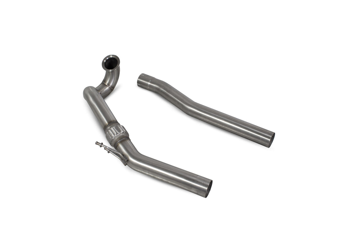 Scorpion 3.15" De-Cat Downpipe - Volkswagen MK7 & MK7.5 Golf R (Non GPF Models Only) / Golf R Estate MK7.5 Facelift (Non GPF Model Only), Audi S3 8V (Non GPF Model Only) (2014–2018)