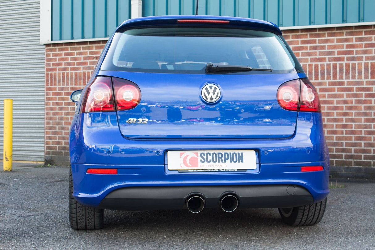 Scorpion Cat-Back Exhaust - Volkswagen Golf MK5 R32 (2005–2008)