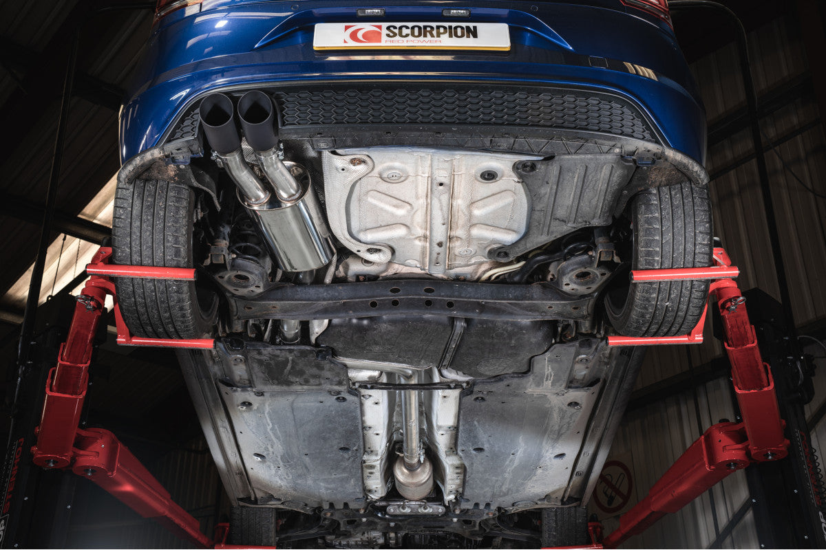 Scorpion Exhausts Cat/GPF-Back - Volkswagen Polo GTI 2.0T AW Facelift GPF Model 2021-2025